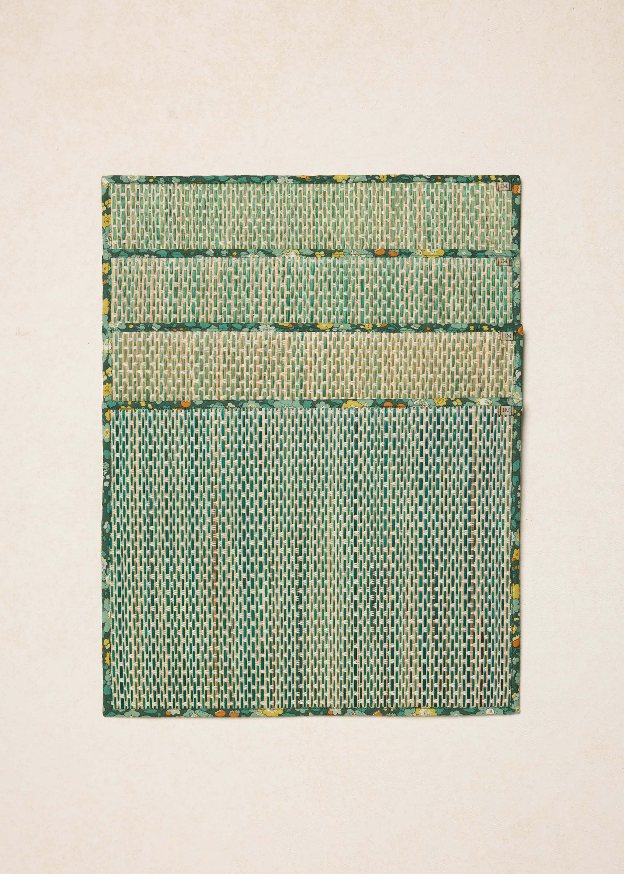 Swedish Summer Woven Afternoon Placemats | Rectangle | Set of 4