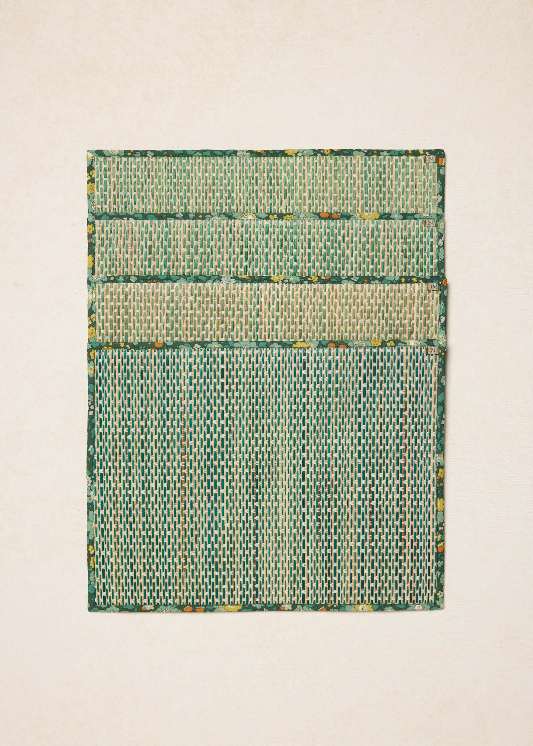 Swedish Summer Woven Afternoon Placemats | Rectangle | Set of 4