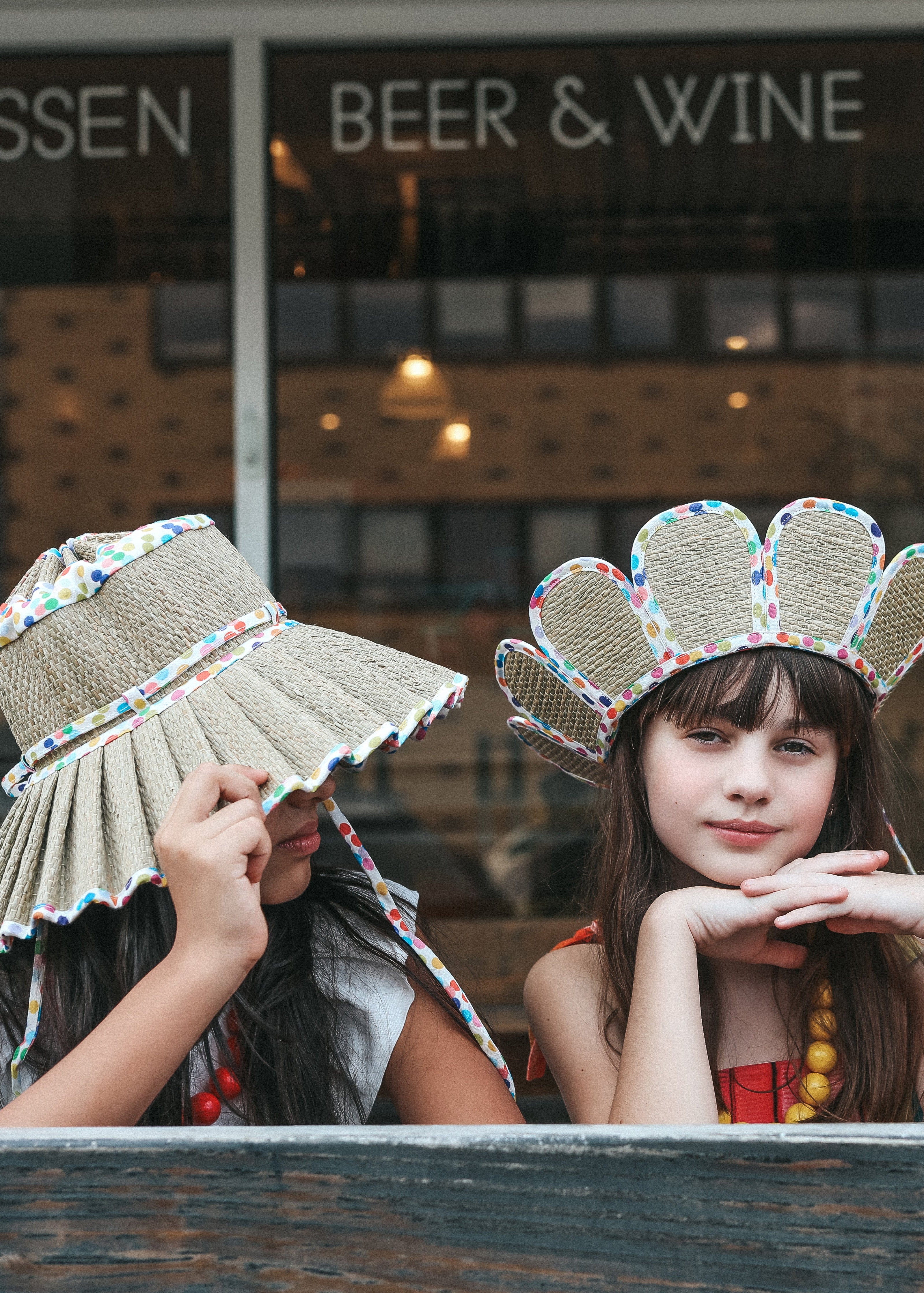 Polka | Rainbow | Luxe Capri Child Hat