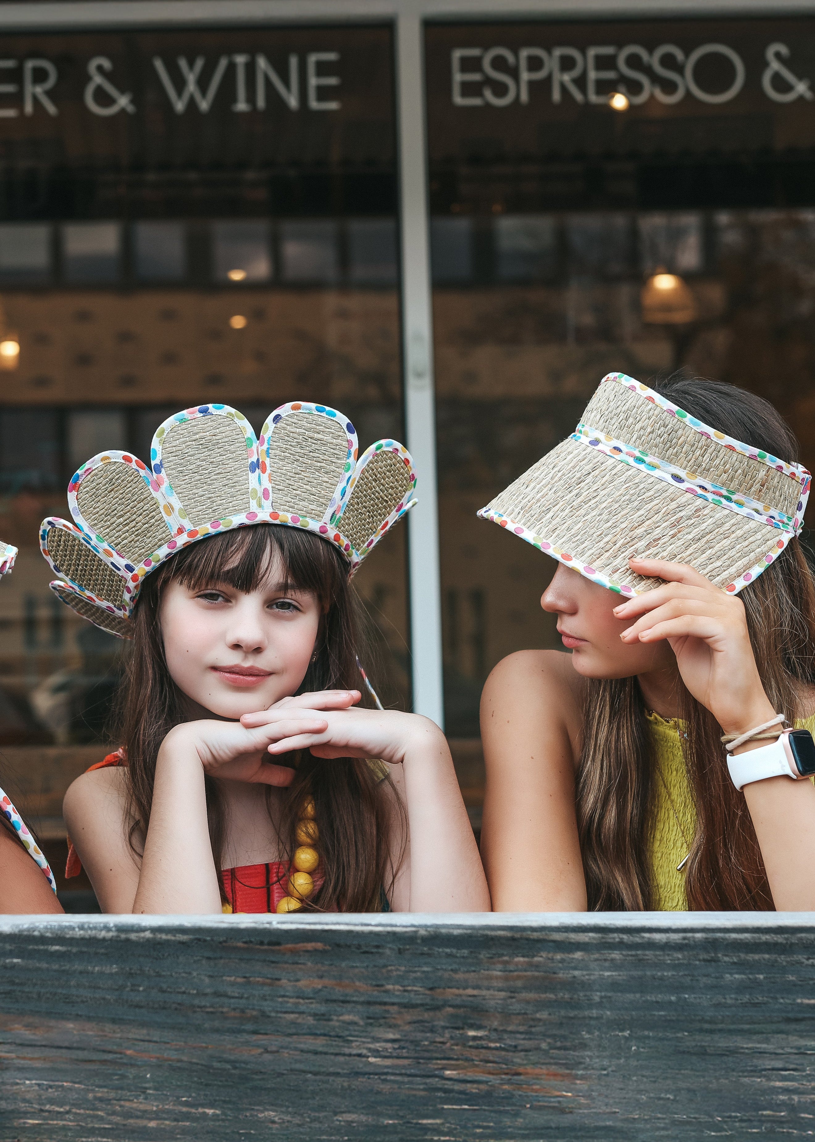 Polka | Rainbow | Island Sanctuary Child Sun Visor