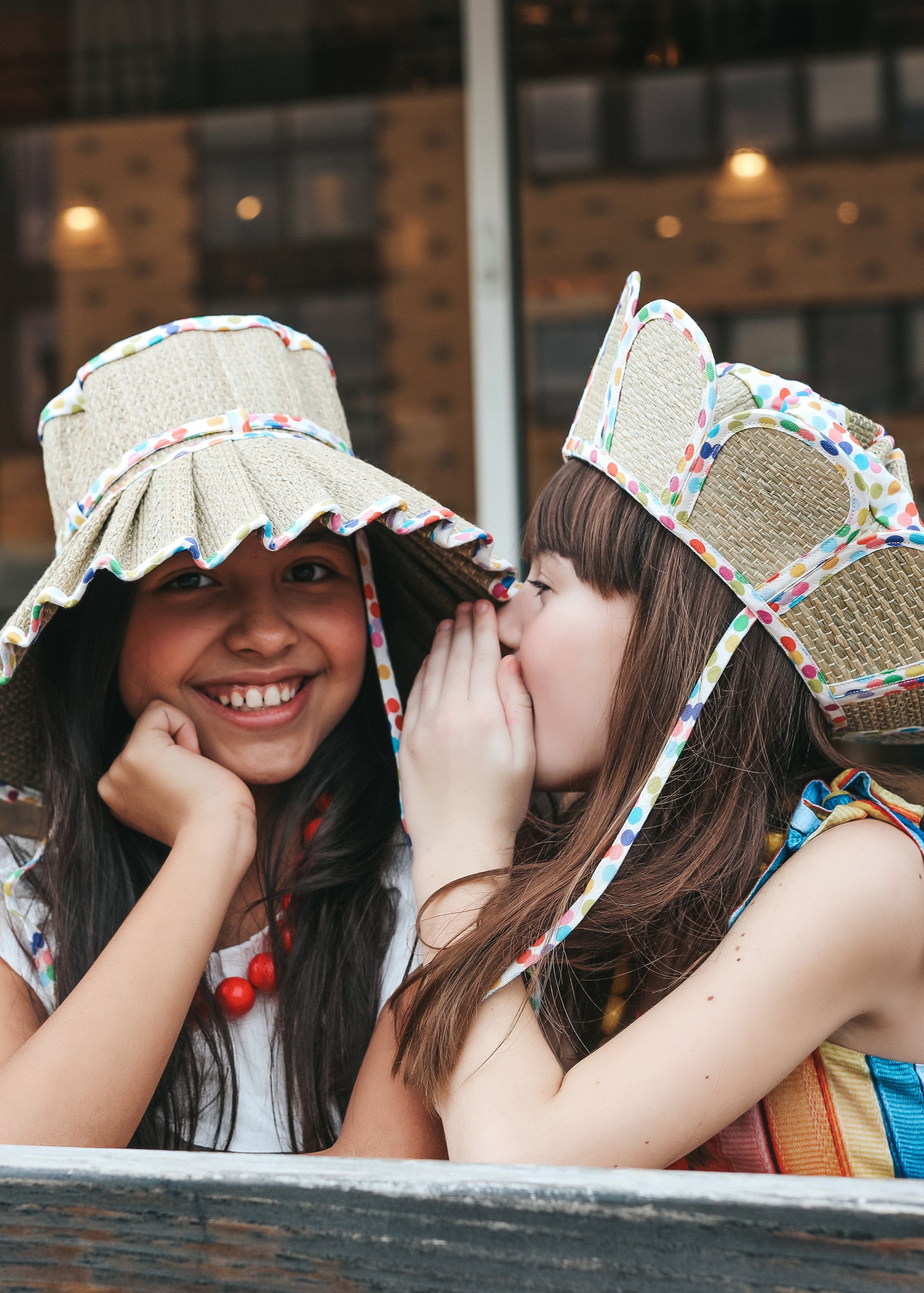 Polka | Rainbow | Luxe Capri Child Hat