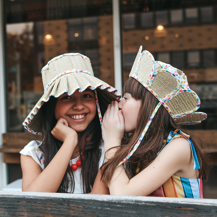 Polka | Rainbow | Luxe Capri Child Hat