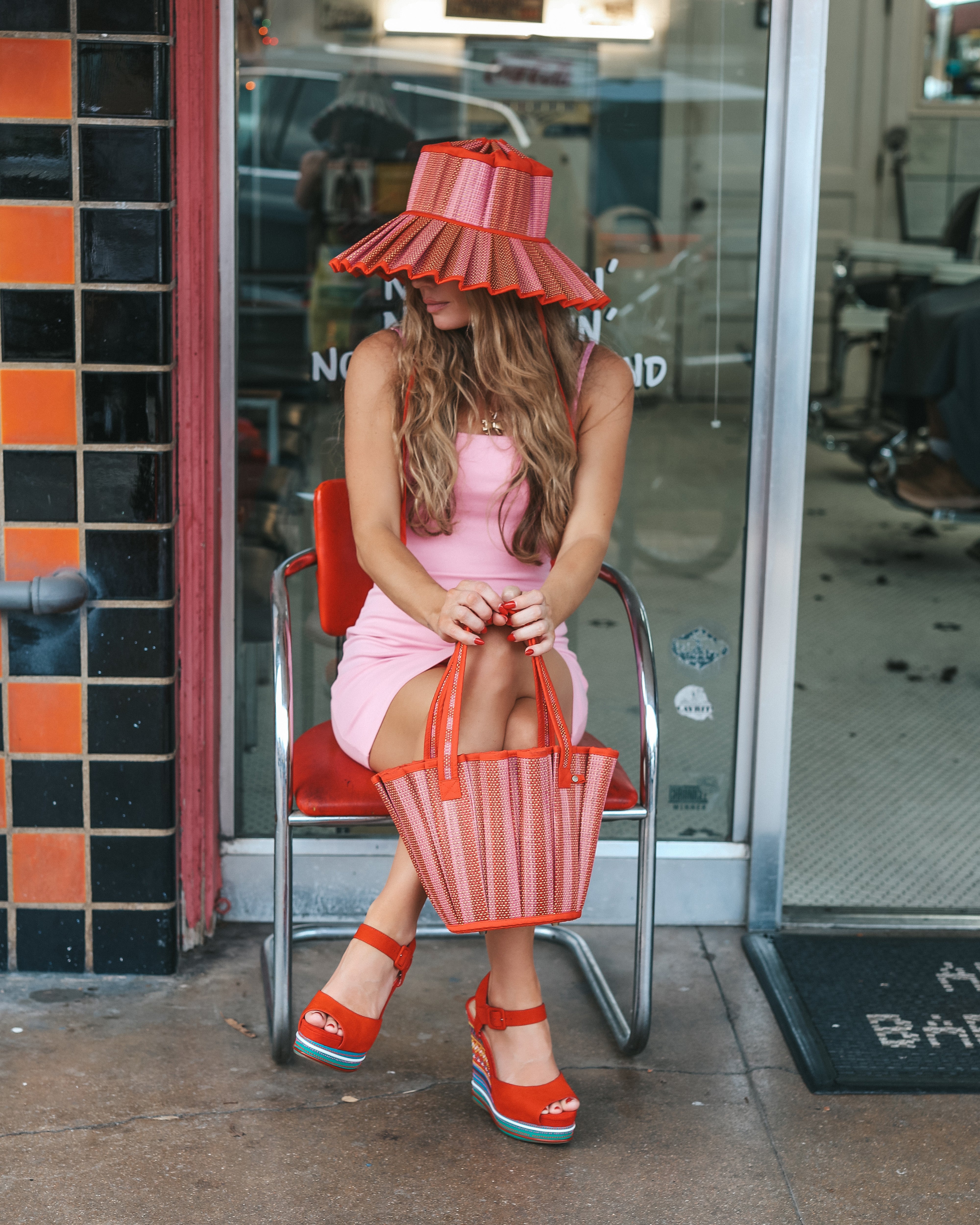 Love Heart | Tangerine | Island Capri Hat