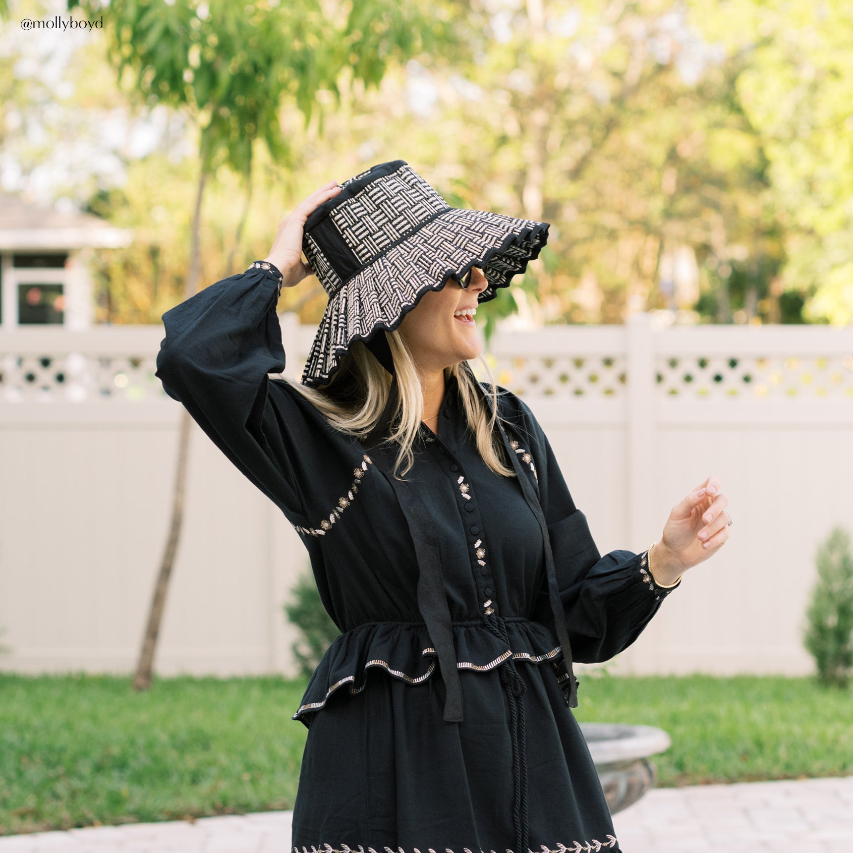 Black Bamboo | Island Ravello Hat
